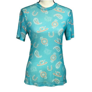 Crazy Consuela Sheer Shirt NWT